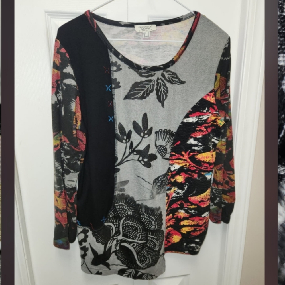 Orientique Patterned Top